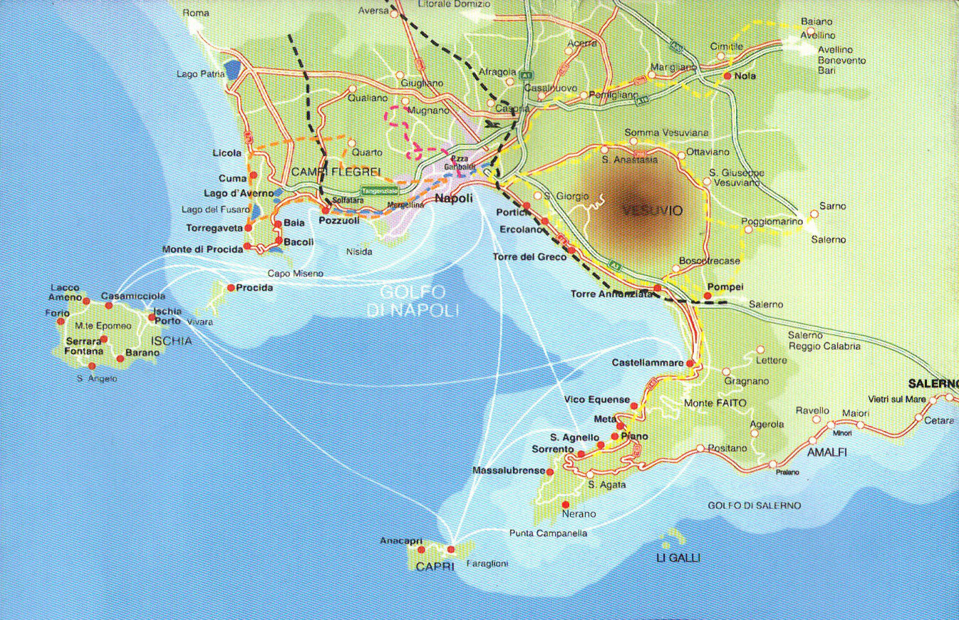 Amalfi Coast Map Amalfi Coast Drive
